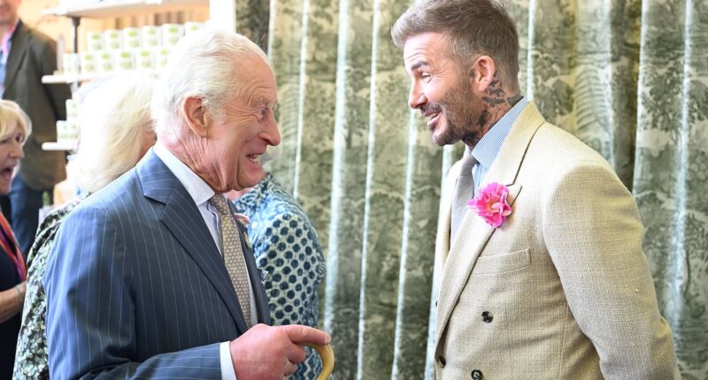Chelsea Flower Show 2024: King Charles and Queen Camilla meet David Beckham - days after Meghan Markle and Prince Harry's 'summit' with Nicola and Brooklyn