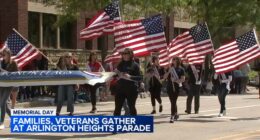 Chicago area marks Memorial Day with ceremonies, parades, including in Arlington Heights, Elgin and Aurora