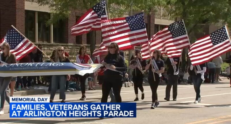 Chicago area marks Memorial Day with ceremonies, parades, including in Arlington Heights, Elgin and Aurora