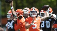 Cleveland Browns reporter caught on camera brutally trolling new rookie quarterback Dillon Gabriel