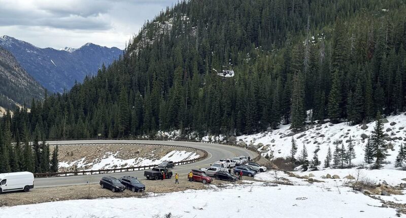 Climber describes how he somehow survived 400-FEET plunge in US mountains that killed his three friends after anchor they were tethered to gave way, sending them all plummeting