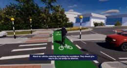 Council's new £2million Dutch-style 'politically correct' roundabout is so confusing it needs a video showing drivers how to use it...so could YOU get around it?