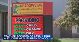 Country Club Hills substitute teacher charged with assaulting student at Meadowview Intermediate School, police say