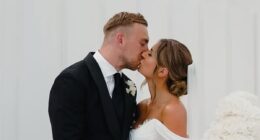Dani Dyer is married! TV personality stuns in an off-the-shoulder gown as she ties-the-knot with Jarrod Bowen during intimate ceremony