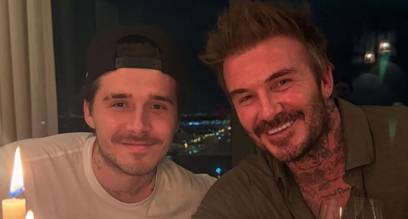 David Beckham 'desperate to make amends with son Brooklyn as he fears history is repeating itself' after former footballer's bitter fall out with his father Ted