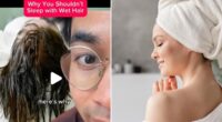 Doctor shares the disgusting reasons why you should NEVER sleep with wet hair - and it's worse than you think