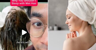 Doctor shares the disgusting reasons why you should NEVER sleep with wet hair - and it's worse than you think