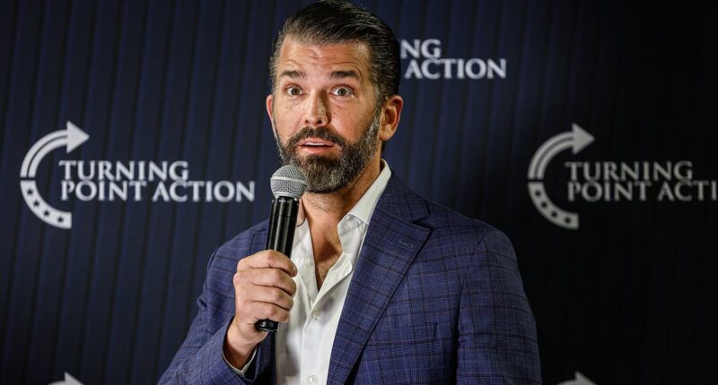Donald Trump Jr breaks political truce over Joe Biden's cancer diagnosis as he posts Jill Biden 'cover-up' conspiracy