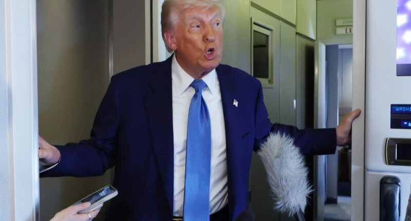 Donald Trump breaks silence after daughter Tiffany welcomes first child with husband Michael Boulos