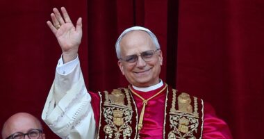 Donald Trump says he 'can't wait' to meet Pope Leo as he joins Sir Keir Starmer and world leaders in congratulating the first American pontiff