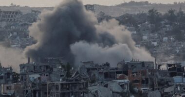 Dramatic moment Israel launches fresh airstrikes in major operation ‘Gideon’s Chariots’ to ‘seize and control’ Gaza