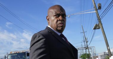 Dramatic moment Newark Mayor Ras Baraka is arrested outside of ICE facility in New Jersey