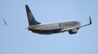 Dramatic moment Ryanair flight is forced to abort landing last minute just after touching down in Tenerife during storm