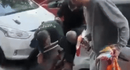 Dramatic moment fuming Spanish cop slaps Brit driver after wild ‘Fast and Furious’- style car chase near Benidorm