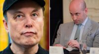 Elon Musk black eye sparks rumor over Stephen Miller's wife as she quits Trump admin for DOGE