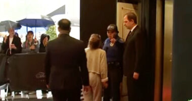 Embarrassing moment shouting match erupts outside Met Gala hotel as ‘guest refused entry to The Carlyle’ before U-turn