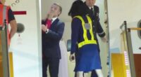 Emmanuel Macron reveals reason why wife Brigitte SHOVED him in face in embarrassing moment in front of world’s cameras