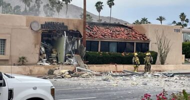 Explosion in Palm Springs sends shockwaves through the city as images show reproductive center destroyed