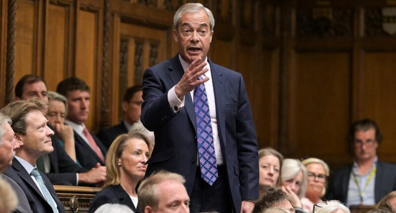 Farage pledges tax breaks for married couples to encourage them to have bigger families... and help Britain reverse the 'existential crisis' of plummeting birth rates