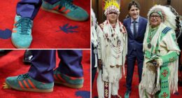 Fit for a king? Ex-Prime Minister Trudeau wears sneakers to see King Charles' throne speech
