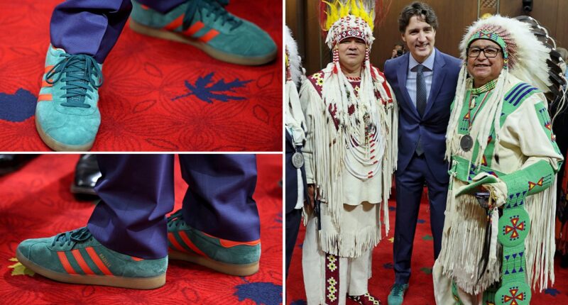Fit for a king? Ex-Prime Minister Trudeau wears sneakers to see King Charles' throne speech