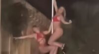 Fury as half-naked 'British' pole dancers hold 'disgraceful' photoshoot at historic Greek palace