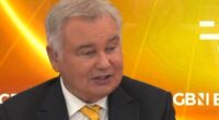 GB News hosts pay tribute to Eamonn Holmes, 65, after he fell off his chair live on TV and hurt his back just two weeks after being rushed to hospital
