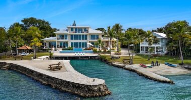 Gorgeous $25m Florida Keys mansion where you can arrive by air, land or water