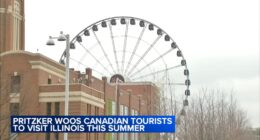 Governor JB Pritzker wooing Canadian tourists to visit Illinois