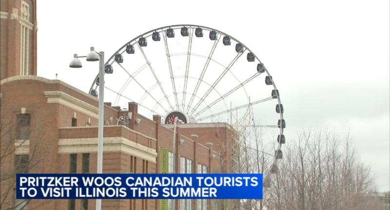 Governor JB Pritzker wooing Canadian tourists to visit Illinois
