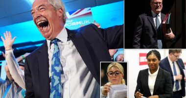 Has Reform won Runcorn by-election? Recount in former safe Labour seat with just FOUR VOTES in it - with Farage's party also expecting major local election gains after narrow defeat in mayor race