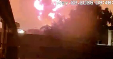 Haunting video shows plane slam into homes killing 6 in San Diego after pilot was left flying blind as equipment failed