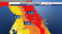 Here comes the rain, Florida! Up to 7 inches possible in next week