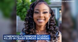 Homewood-Flossmoor High School senior Tom'Mya Lyons killed in Bishop Ford Freeway car crash near Calumet City, Illinois