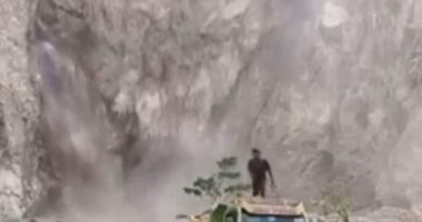 Horror as at least TEN are killed in landslide at quarry mine