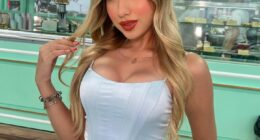 Horror as influencer model Maria Jose Estupinan, 22, shot dead at her door by hitman dressed as delivery driver