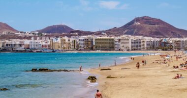 Horror as man plunges 100ft to his death while taking a selfie on eighth floor roof of Canary Islands hotel
