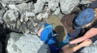 I was minutes from death pinned down by 700lb boulder after horror hike rockfall – but luck and a great wife saved me
