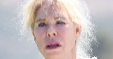 Iconic '80s sexpot starlet who rose to fame on Three's Company and Dallas looks unrecognizable while out in LA