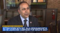 Illinois Congressman Raja Krishnamoorthi speaks on decision to run for US Senate to replace Senator Dick Durbin: ABC7 EXCLUSIVE
