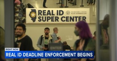 Illinois residents rush to get REAL ID as deadline arrives, with DMV lines, including outside Loop Super Center