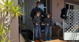 Incredible moment children 'see sunlight for the first time in four years' after being rescued from House of Horrors where US mother and German father kept them in self-imposed 'Covid lockdown'