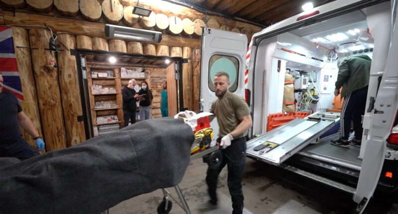 Inside jaw-dropping secret hospital on Ukraine front where doctors save hero soldiers’ lives with surgery & amputations