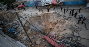 Israel targets Hamas leader ‘The Shadow’ in strike on HQ after he took command from his slain brother ‘Gaza’s Bin Laden’