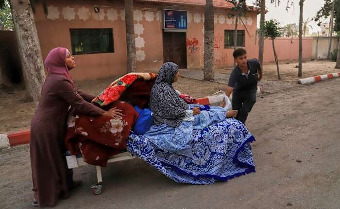 Israeli airstrikes in Gaza kill 48 people, including 22 children, hospitals say