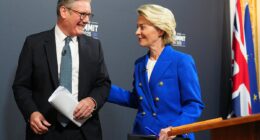Keir Starmer says Brits are 'tired' of Brexit rows as he faces backlash over 'blank cheque' EU deal - with alarm at concessions on fishing rights and youth 'free movement'