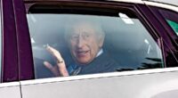 King Charles waves to royal fans as he is seen for the first time since Prince Harry's bombshell interview