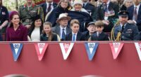 King, Queen, William and Kate honour selfless devotion of Britain's wartime heroes as they lead nation's VE Day celebrations - days after Harry's bombshell 'reconciliation' plea