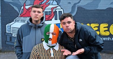 Kneecap rapper Liam O’Hanna, 27, charged with terror offence after ‘displaying a flag in support of Hezbollah’