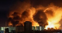 Kyiv suffers night of hell with explosions and apocalyptic fires as Putin unleashes 'record number of Iskander-M missiles' on Ukraine